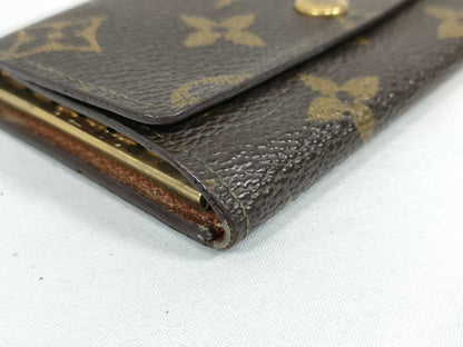 LOUIS VUITTON RFID Unverified ET0914 Monogram Louis Vuitton Monogram Key Case Key Case/Key Holder