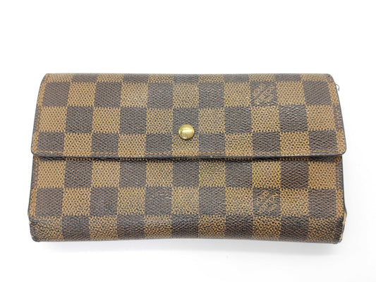 LOUIS VUITTON TH 0071 Damier Louis Vuitton Damier Billfold Wallet