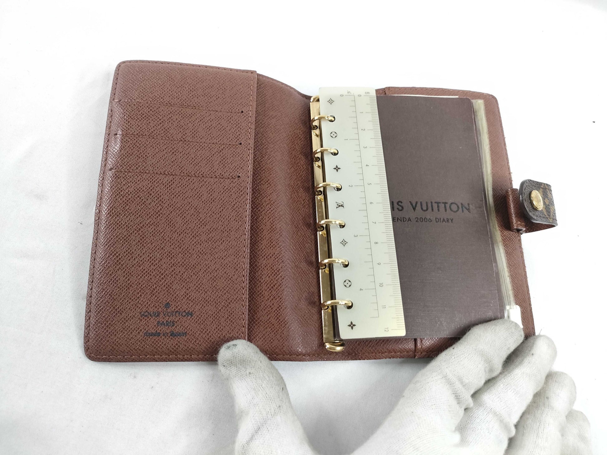 LOUIS VUITTON [Serial Number] CA0095 Monogram Louis Vuitton Monogram Agenda Notebook Cover