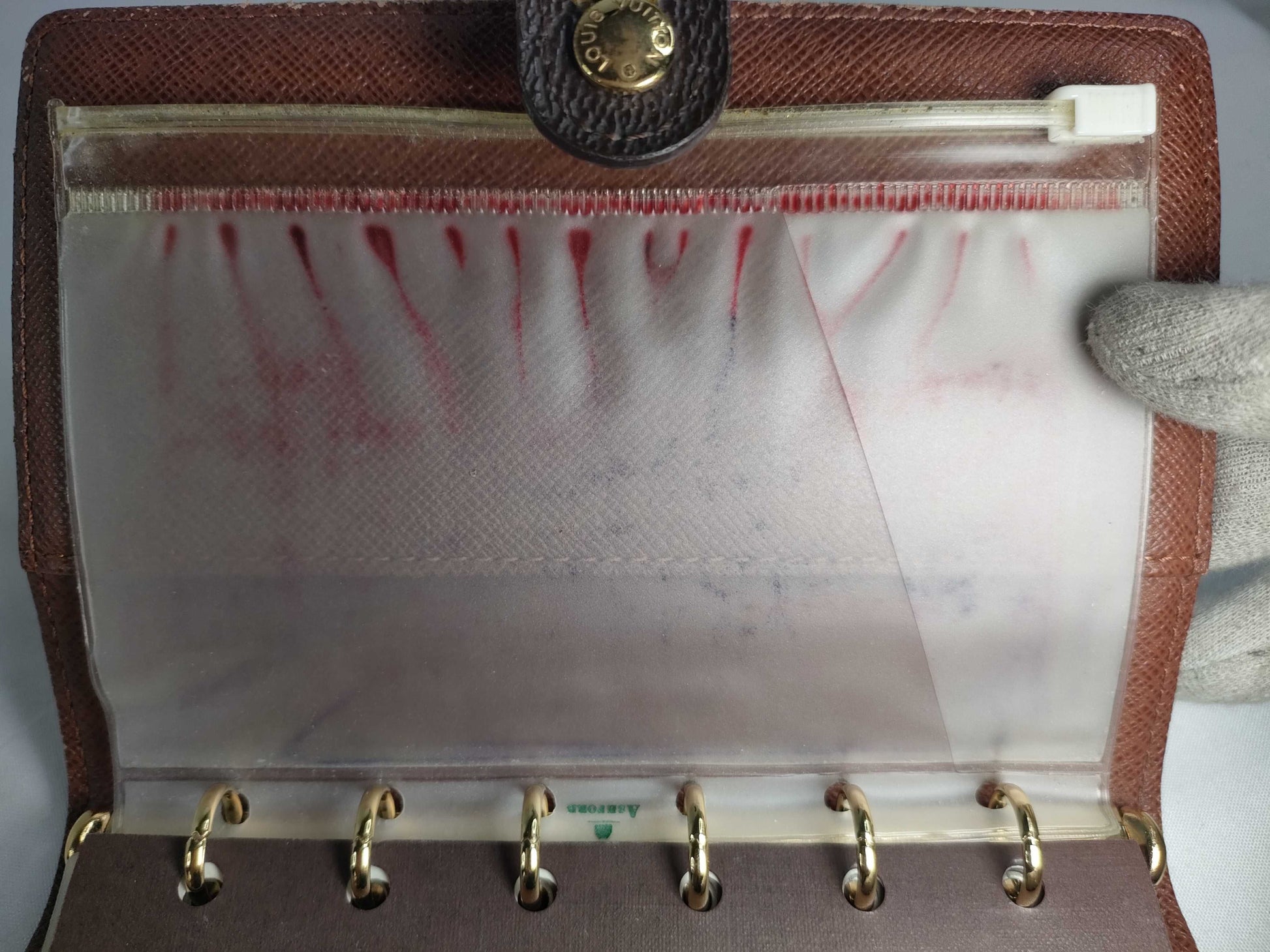 LOUIS VUITTON [Serial Number] CA0095 Monogram Louis Vuitton Monogram Agenda Notebook Cover