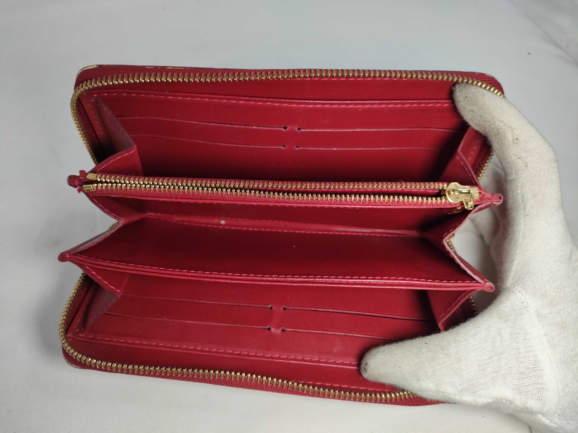 LOUIS VUITTON [Serial Number] Unconfirmed Vernis Louis Vuitton Vernis Zippy Wallet
