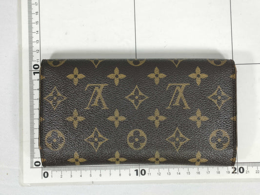 LOUIS VUITTON RFID Unverifiable TH1023 Monogram Louis Vuitton Long Wallet Monogram Wallet