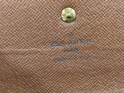 LOUIS VUITTON RFID Unverifiable TH1023 Monogram Louis Vuitton Long Wallet Monogram Wallet