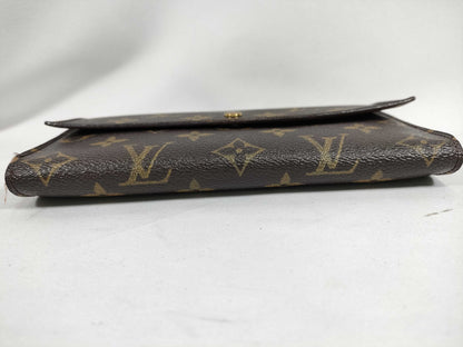 LOUIS VUITTON RFID Unverifiable TH1023 Monogram Louis Vuitton Long Wallet Monogram Wallet