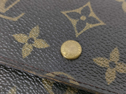 LOUIS VUITTON RFID Unverifiable TH1023 Monogram Louis Vuitton Long Wallet Monogram Wallet