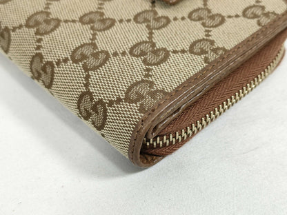 GUCCI GG Canvas Wallet Gucci GG Canvas Wallet