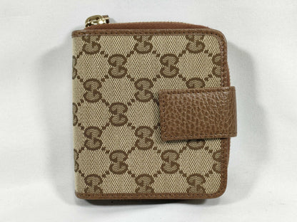 GUCCI GG Canvas Wallet Gucci GG Canvas Wallet