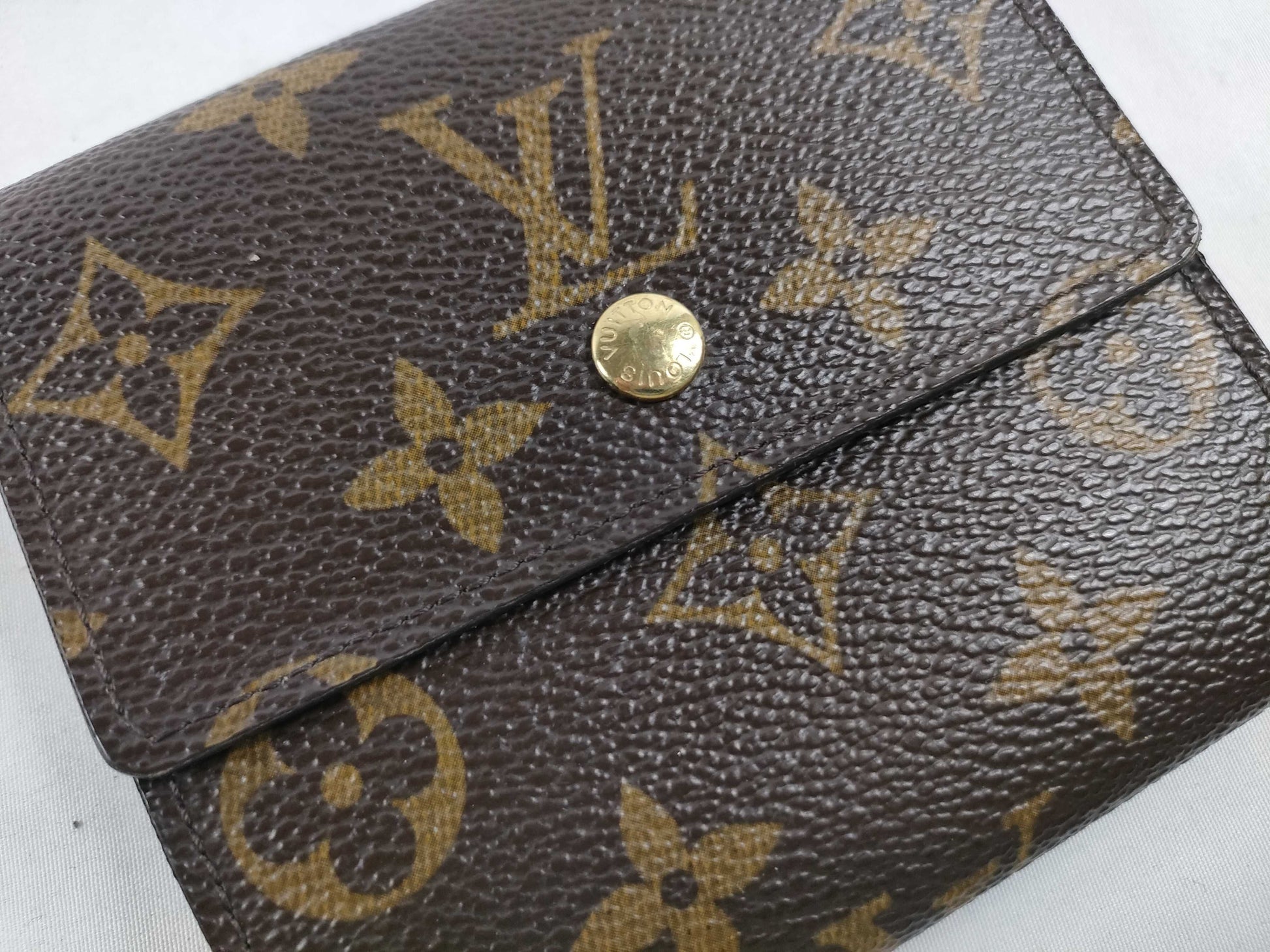 LOUIS VUITTON [Serial Number] SP1005 Monogram Louis Vuitton Wallet Monogram Monnaie Wallet