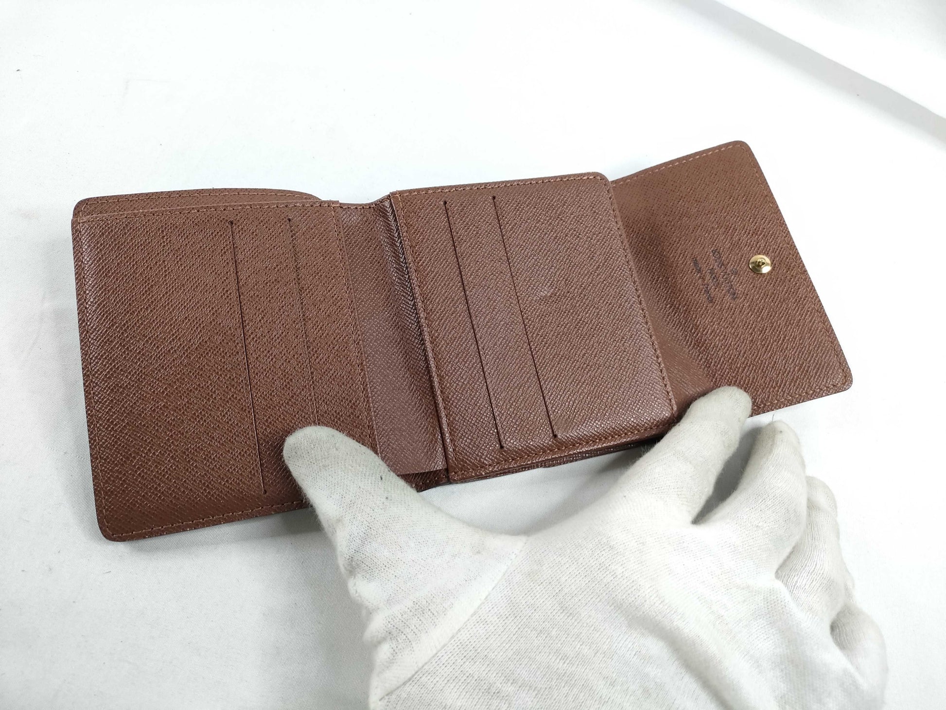 LOUIS VUITTON [Serial Number] SP1005 Monogram Louis Vuitton Wallet Monogram Monnaie Wallet