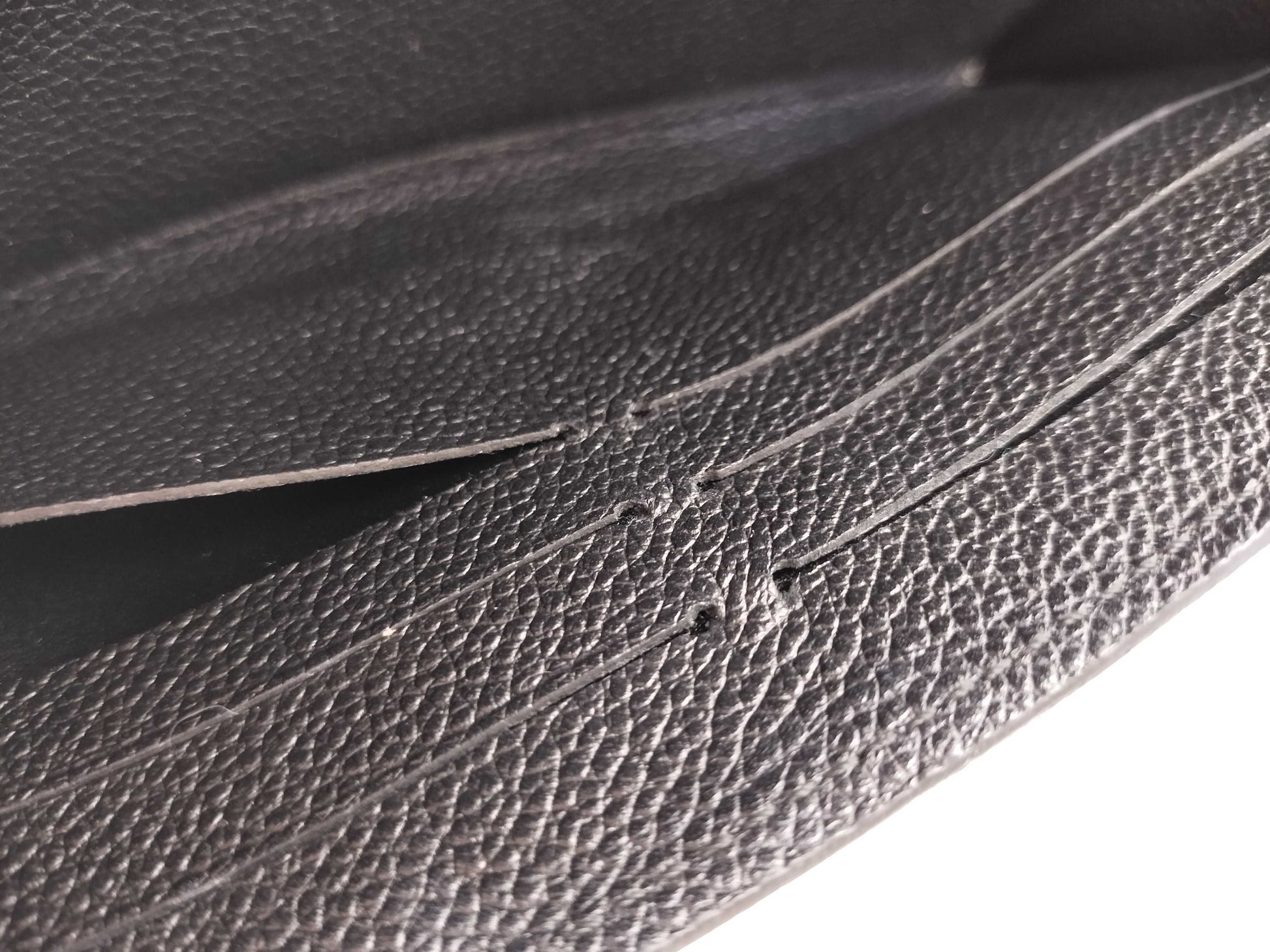 LOUIS VUITTON SP 1195 Monogram Empreinte Long Wallet in Black