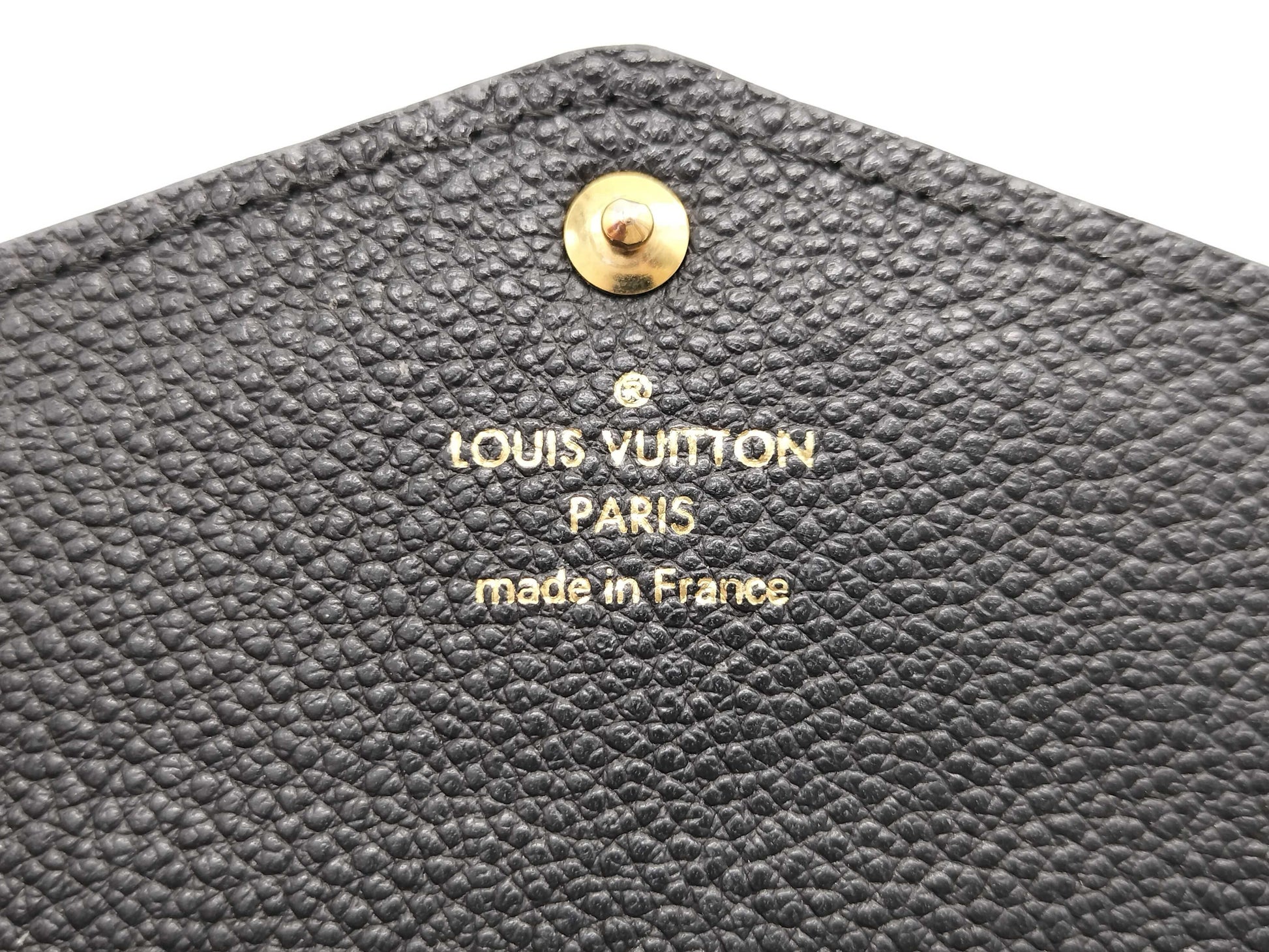 LOUIS VUITTON SP 1195 Monogram Empreinte Long Wallet in Black