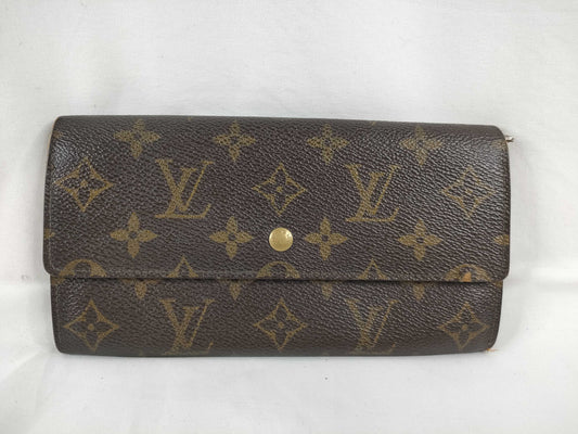 LOUIS VUITTON Monogram Long Wallet with Zipper