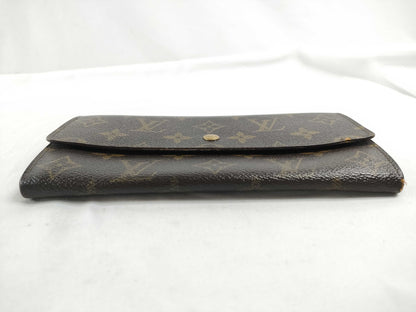 LOUIS VUITTON Monogram Long Wallet with Zipper