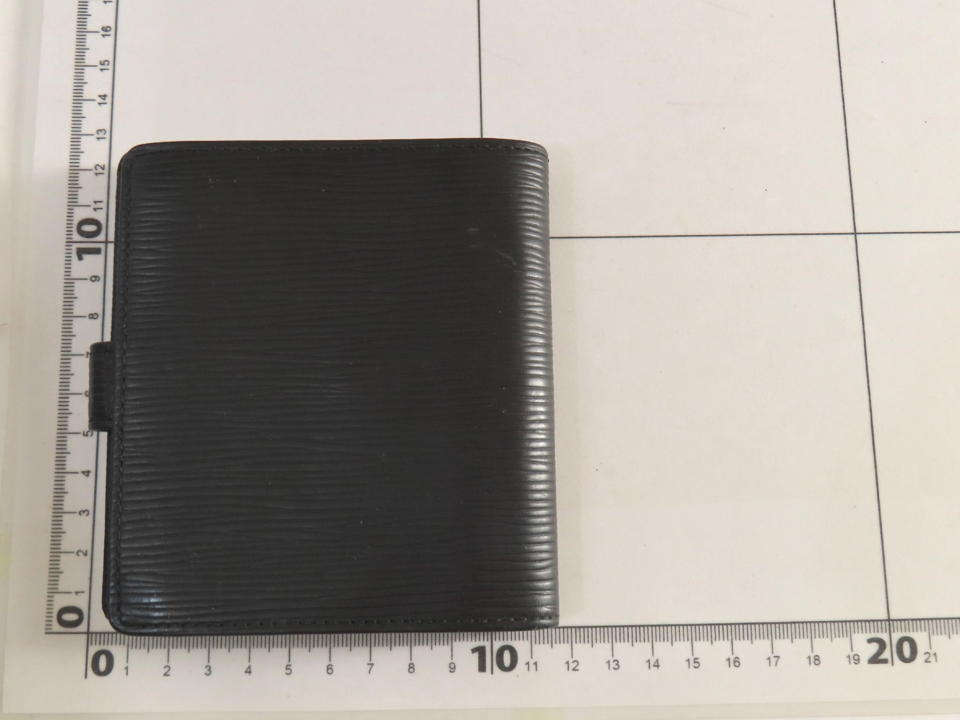 LOUIS VUITTON Epi Leather Wallet Black
