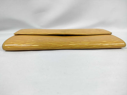 LOUIS VUITTON Epi Long Wallet Yellow