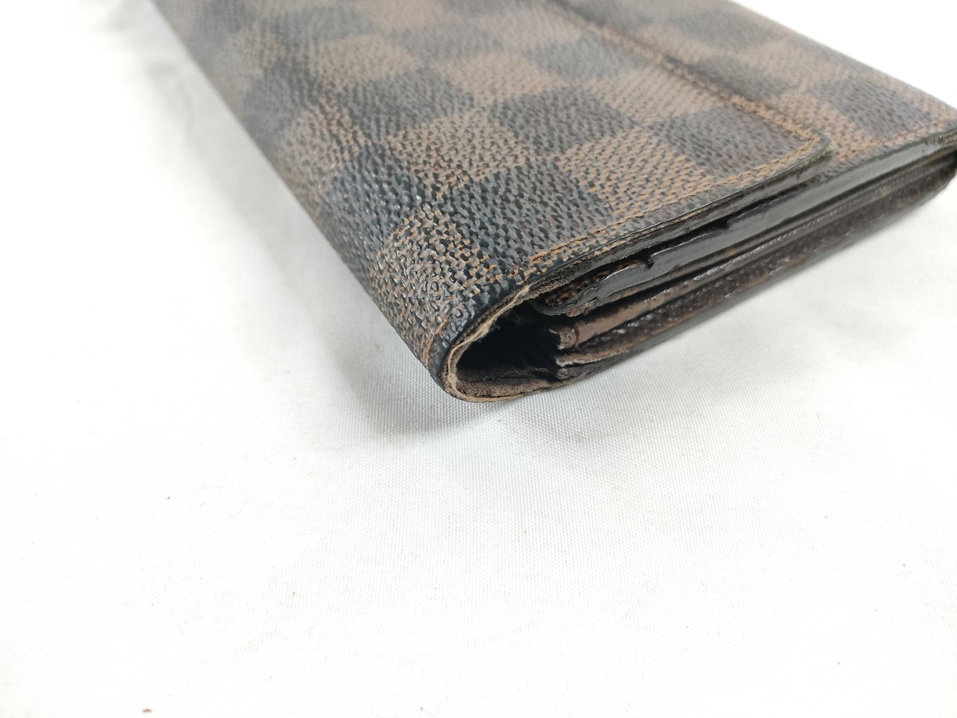 LOUIS VUITTON [Serial Number] CT1132 Damier Louis Vuitton Long Wallet Damier Zipper Wallet