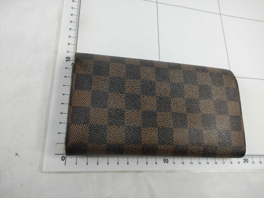LOUIS VUITTON [Serial Number] CT1132 Damier Louis Vuitton Long Wallet Damier Zipper Wallet