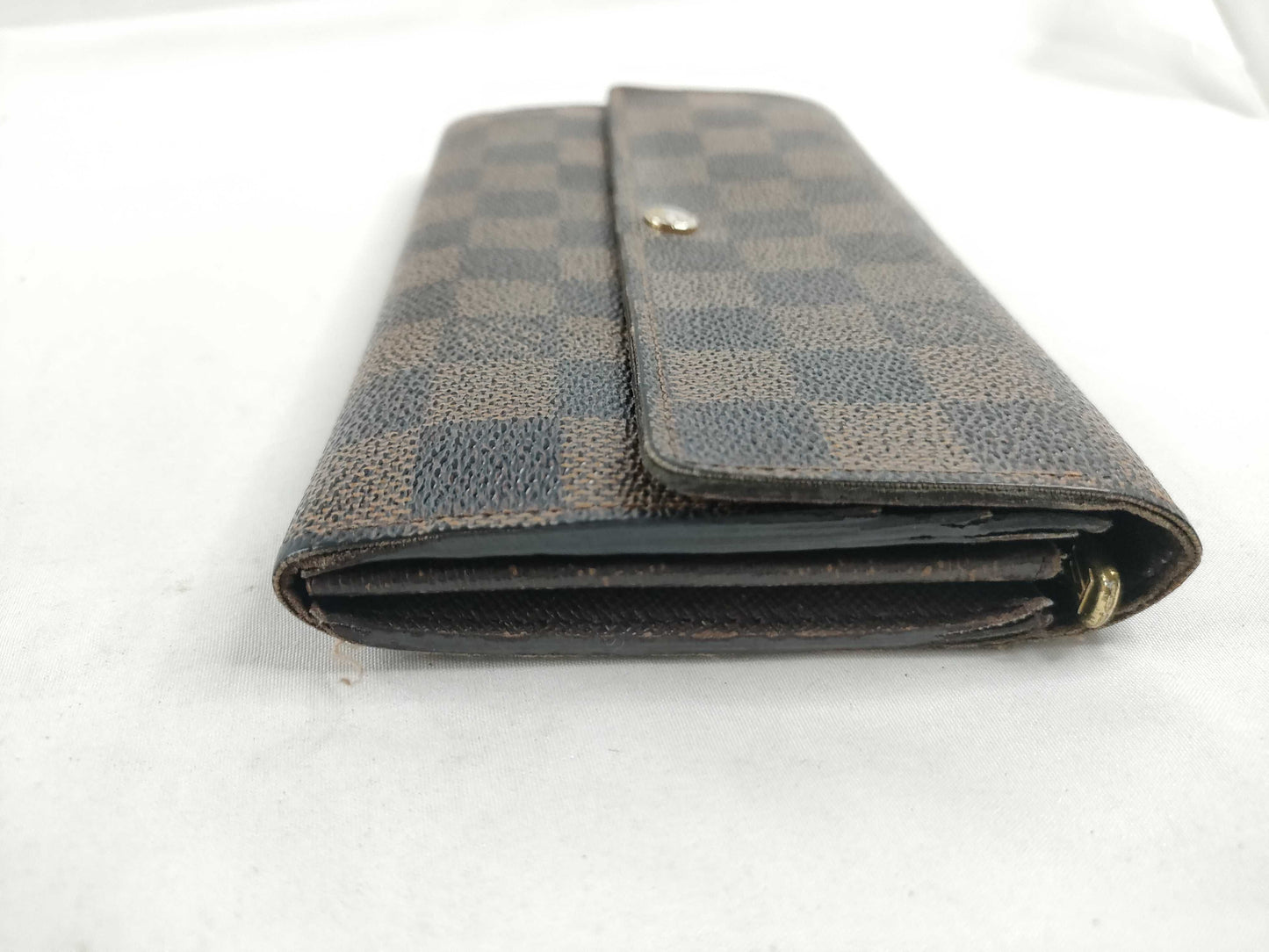LOUIS VUITTON [Serial Number] CT1132 Damier Louis Vuitton Long Wallet Damier Zipper Wallet