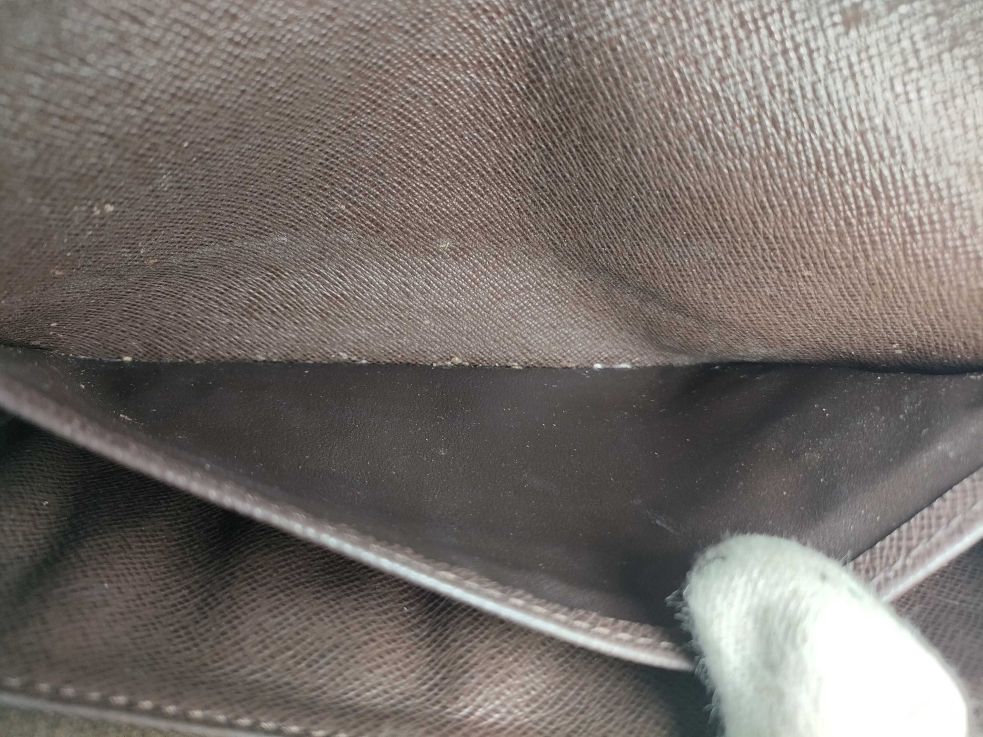 LOUIS VUITTON [Serial Number] CT1132 Damier Louis Vuitton Long Wallet Damier Zipper Wallet