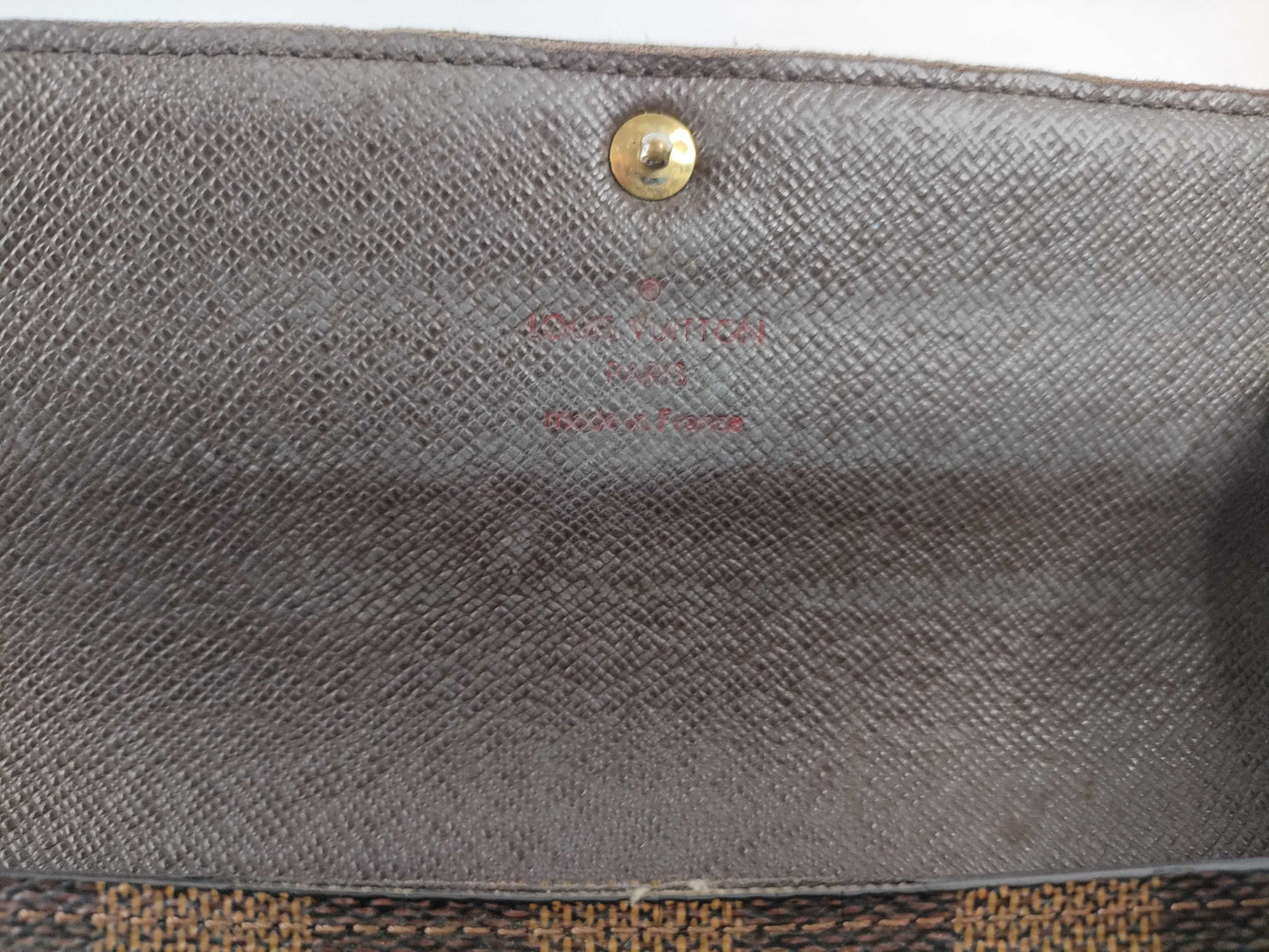 LOUIS VUITTON [Serial Number] CT1132 Damier Louis Vuitton Long Wallet Damier Zipper Wallet