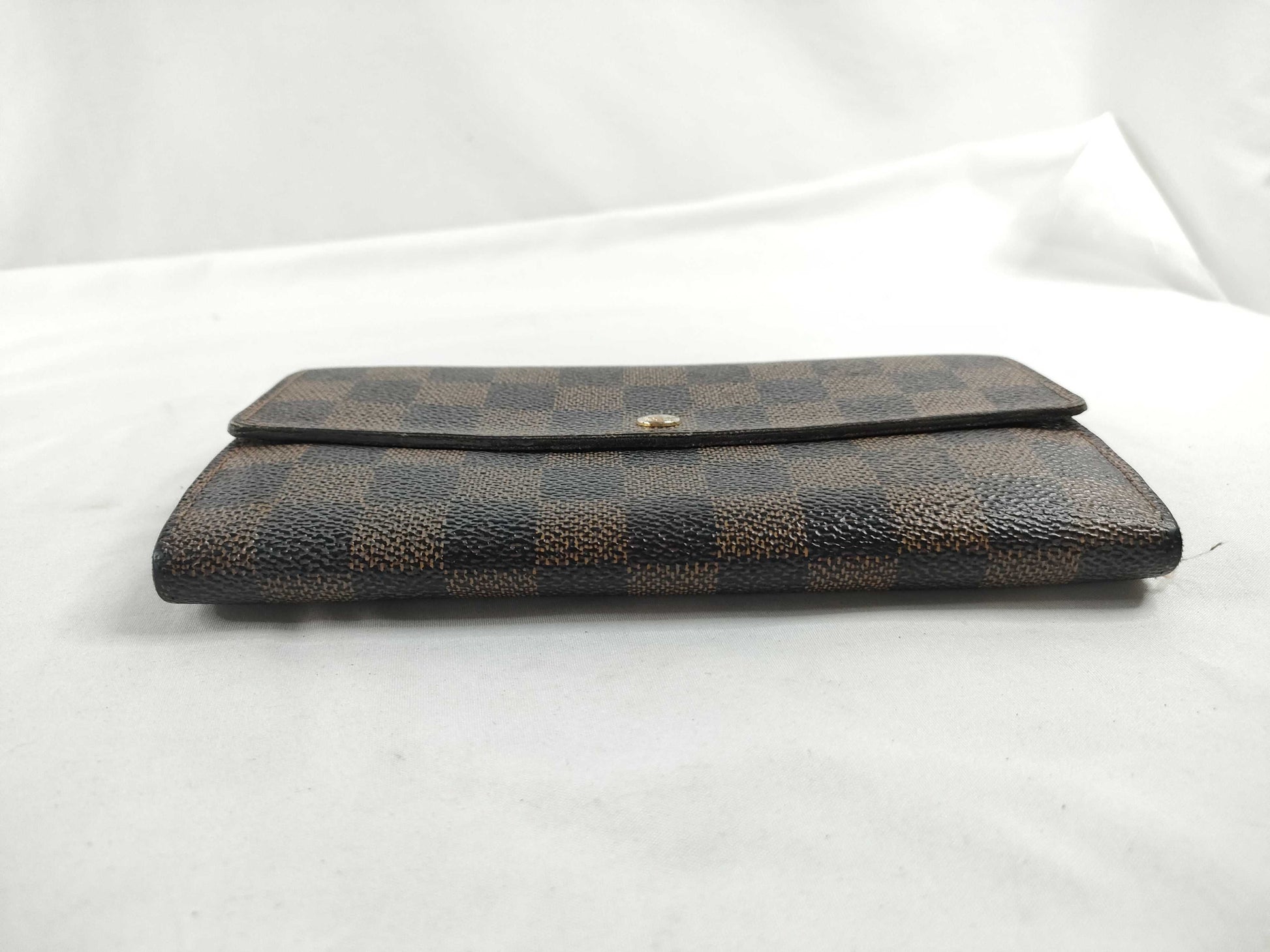LOUIS VUITTON [Serial Number] CT1132 Damier Louis Vuitton Long Wallet Damier Zipper Wallet