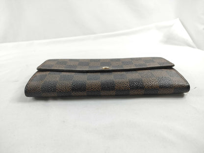 LOUIS VUITTON [Serial Number] CT1132 Damier Louis Vuitton Long Wallet Damier Zipper Wallet