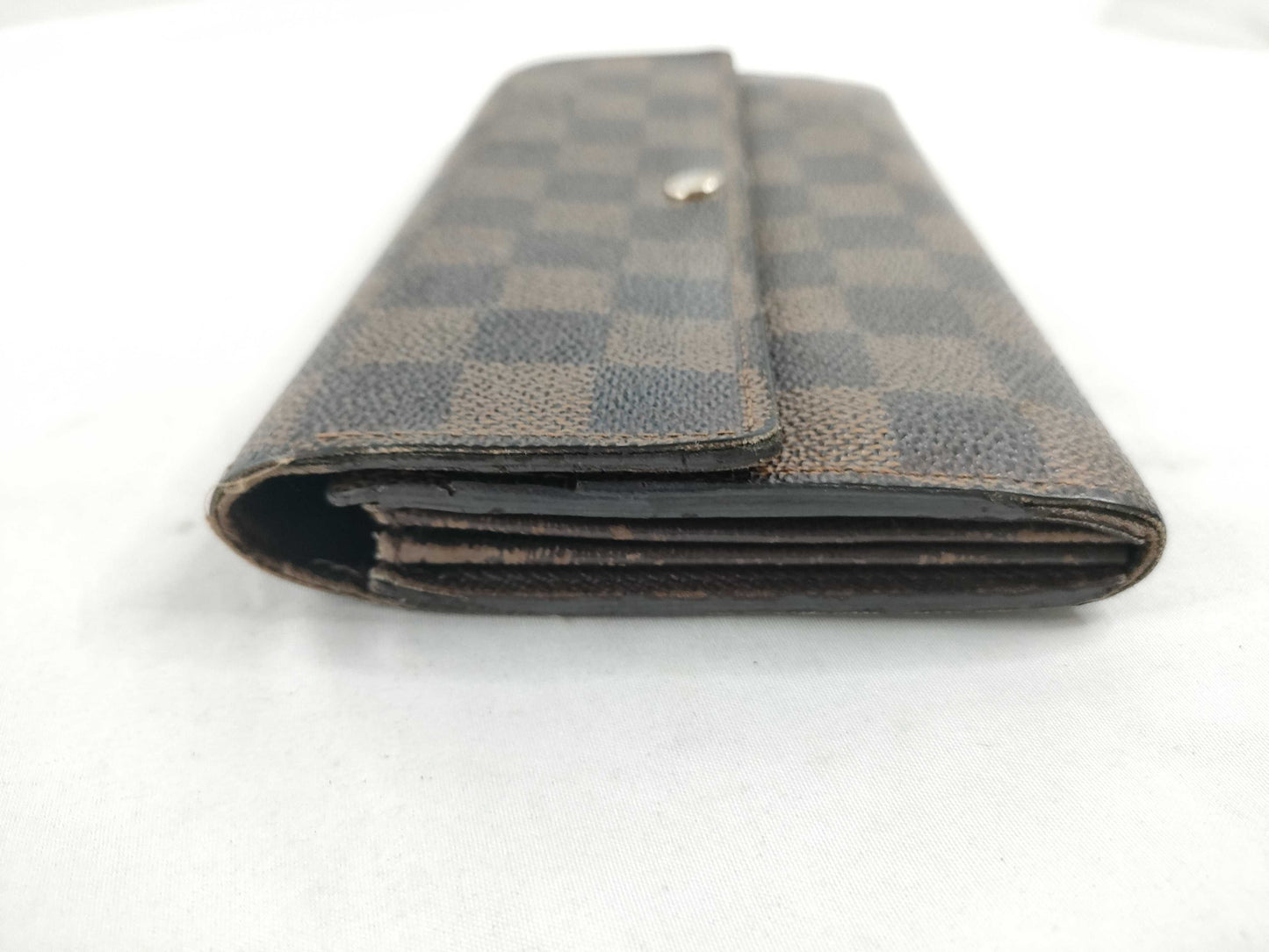 LOUIS VUITTON [Serial Number] CT1132 Damier Louis Vuitton Long Wallet Damier Zipper Wallet