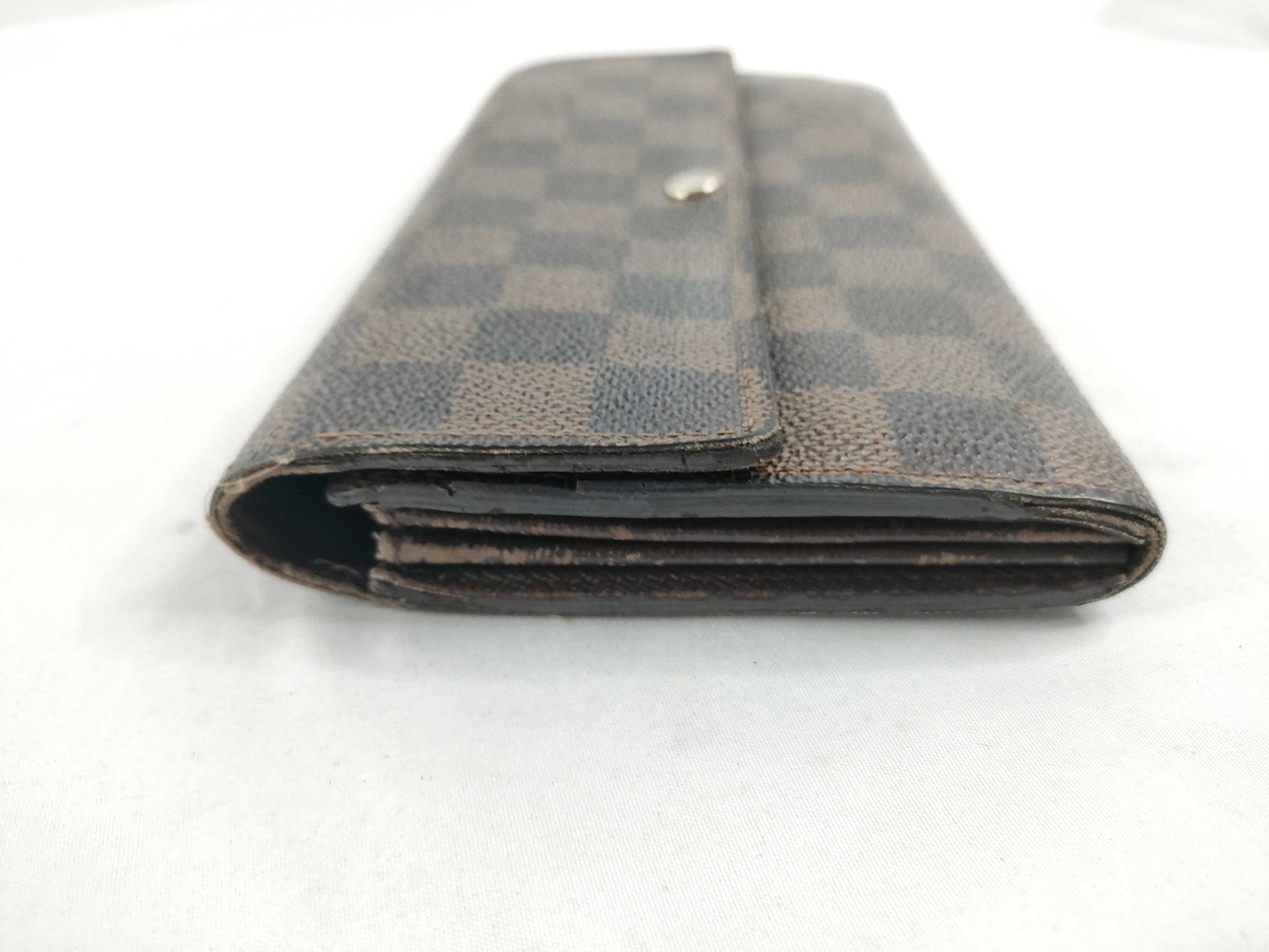 LOUIS VUITTON [Serial Number] CT1132 Damier Louis Vuitton Long Wallet Damier Zipper Wallet