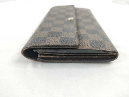 LOUIS VUITTON [Serial Number] CT1132 Damier Louis Vuitton Long Wallet Damier Zipper Wallet