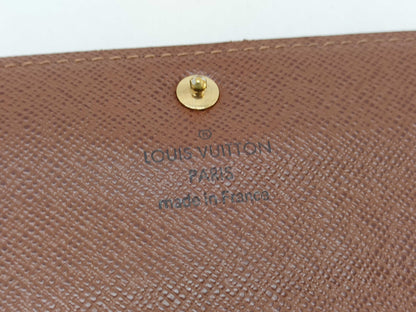 LOUIS VUITTON Monogram Louis Vuitton Wallet Monogram Long Wallet