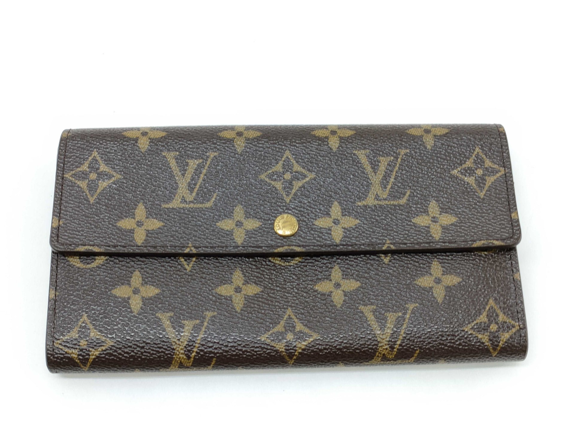 LOUIS VUITTON Monogram Louis Vuitton Wallet Monogram Long Wallet