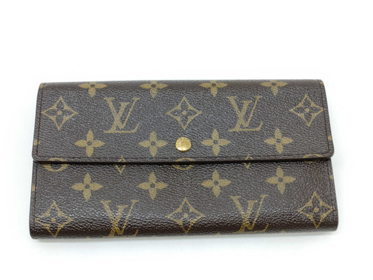 LOUIS VUITTON Monogram Louis Vuitton Wallet Monogram Long Wallet