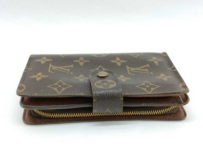 LOUIS VUITTON Monogram Papier Zip Wallet