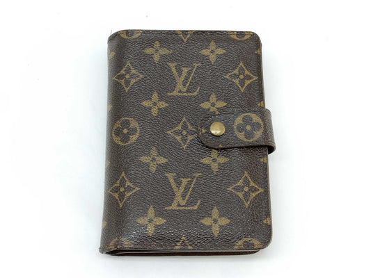LOUIS VUITTON Monogram Papier Zip Wallet