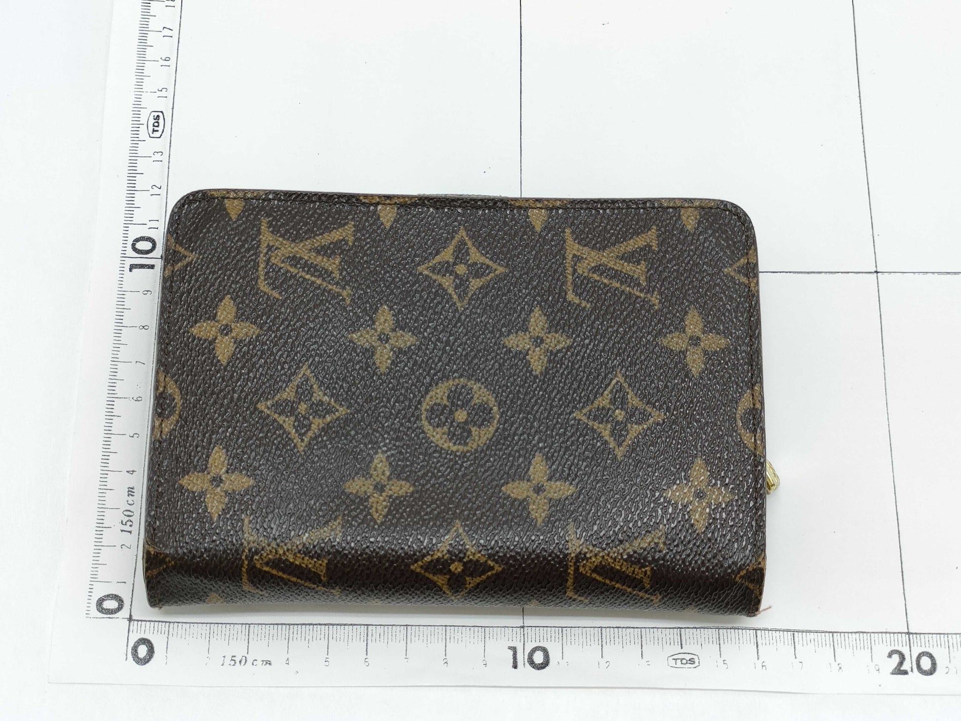 LOUIS VUITTON Monogram Papier Zip Wallet