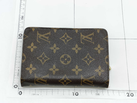 LOUIS VUITTON Monogram Papier Zip Wallet
