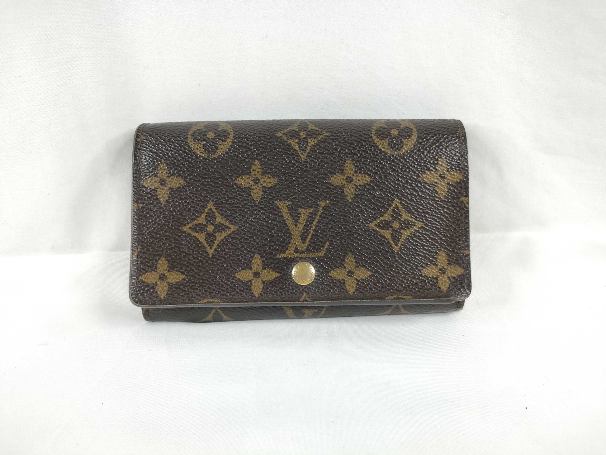 LOUIS VUITTON [Serial Number] CT0043 Monogram Louis Vuitton Wallet Monogram Bifold Wallet