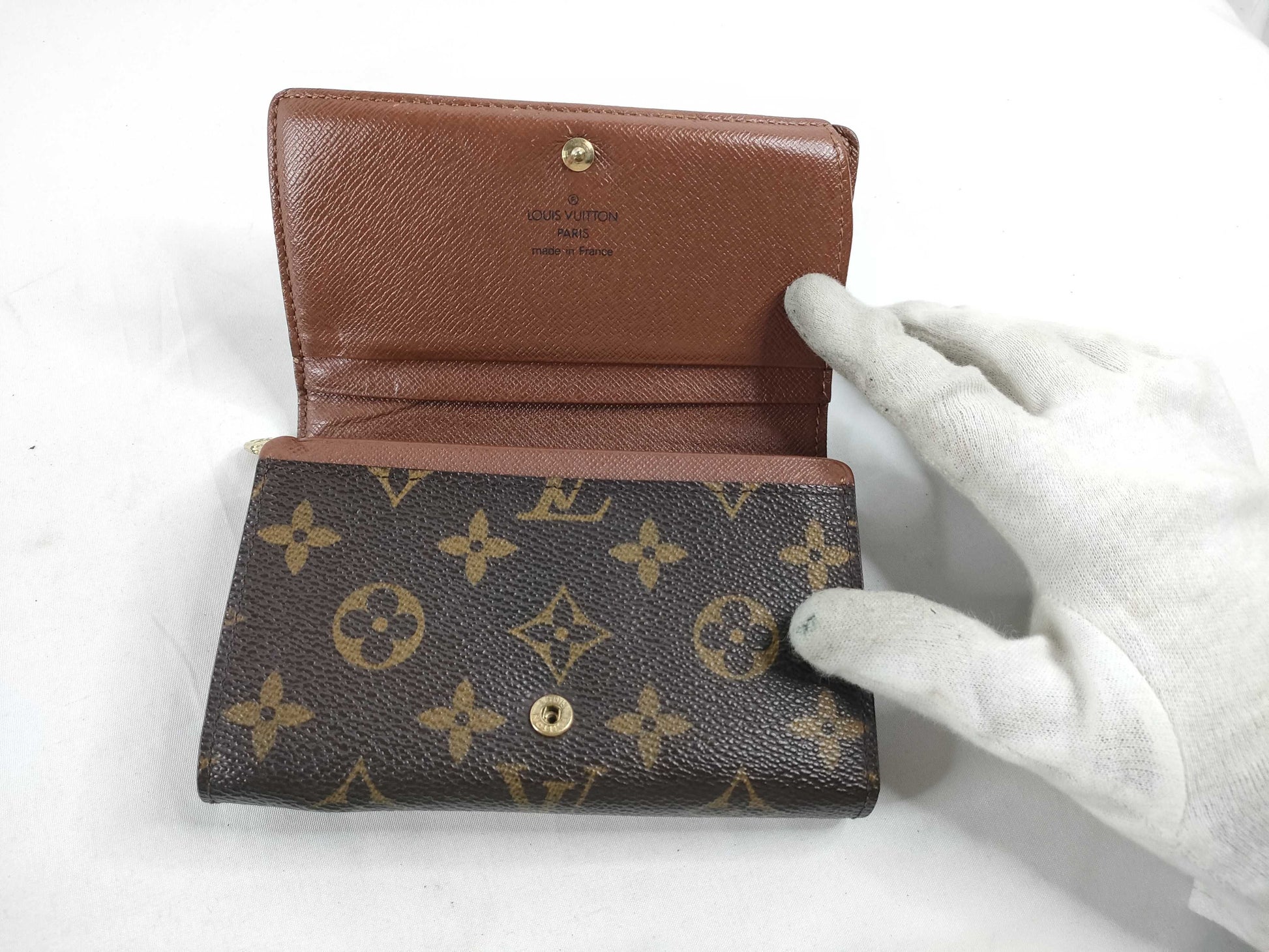 LOUIS VUITTON [Serial Number] CT0043 Monogram Louis Vuitton Wallet Monogram Bifold Wallet