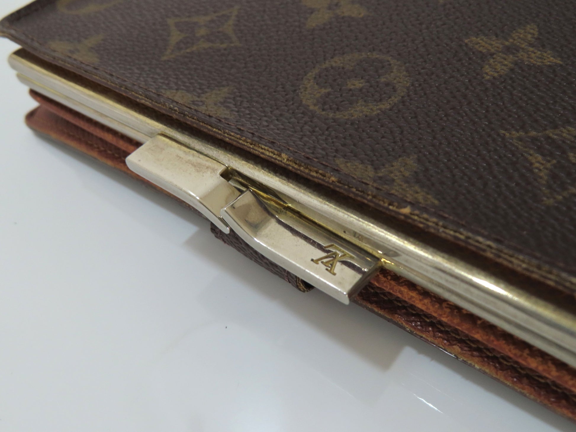LOUIS VUITTON SD0080 Monogram Louis Vuitton Wallet Monogram Long Wallet with Zipper