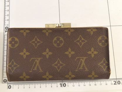 LOUIS VUITTON SD0080 Monogram Louis Vuitton Wallet Monogram Long Wallet with Zipper