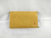 LOUIS VUITTON [Serial Number] SR0082 Epi Leather Bifold Wallet in Yellow