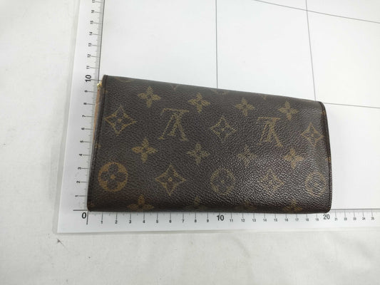 LOUIS VUITTON Monogram Long Wallet with Zipper