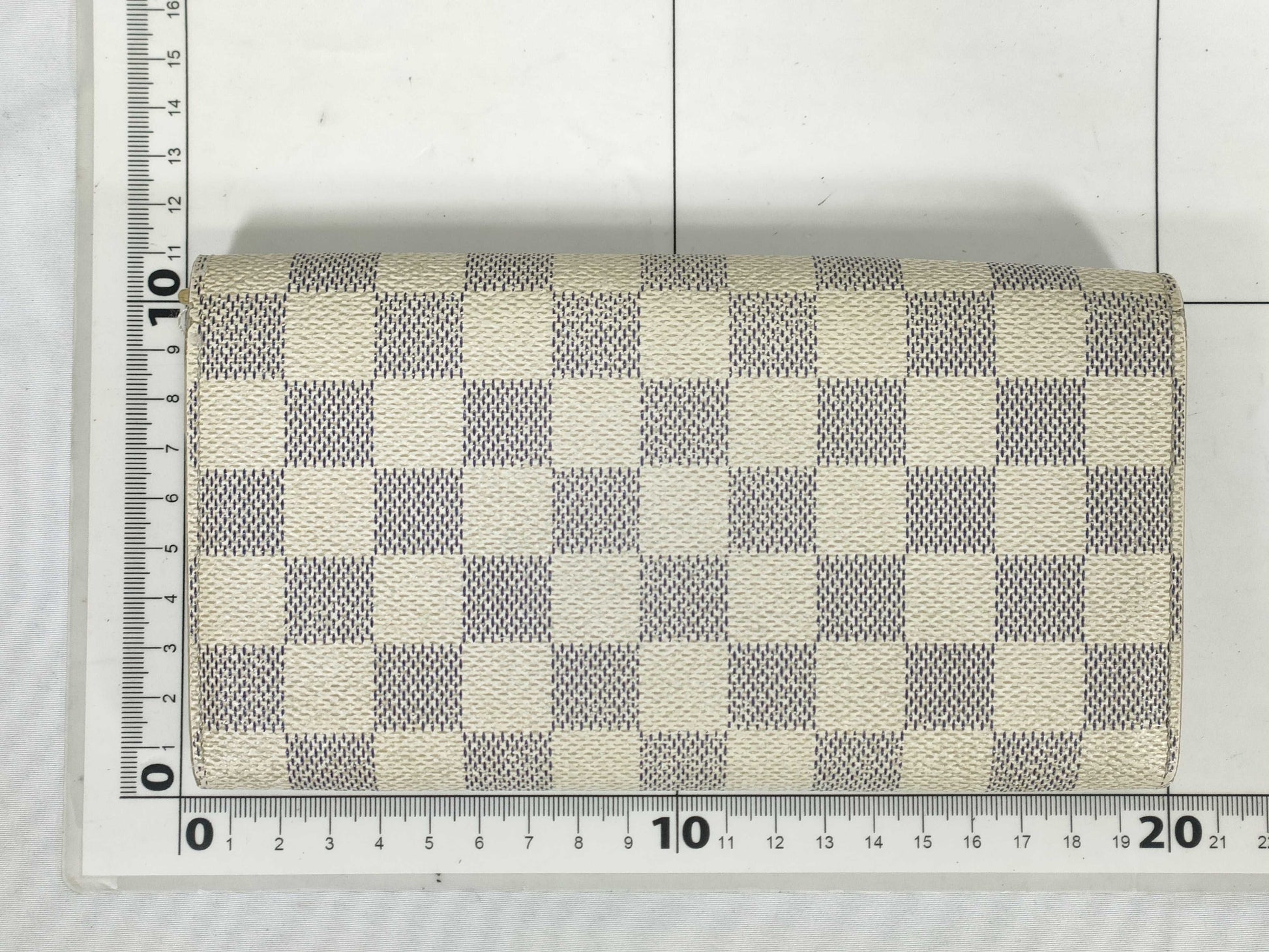 LOUIS VUITTON Damier Azur Louis Vuitton Wallet Azur Long Wallet