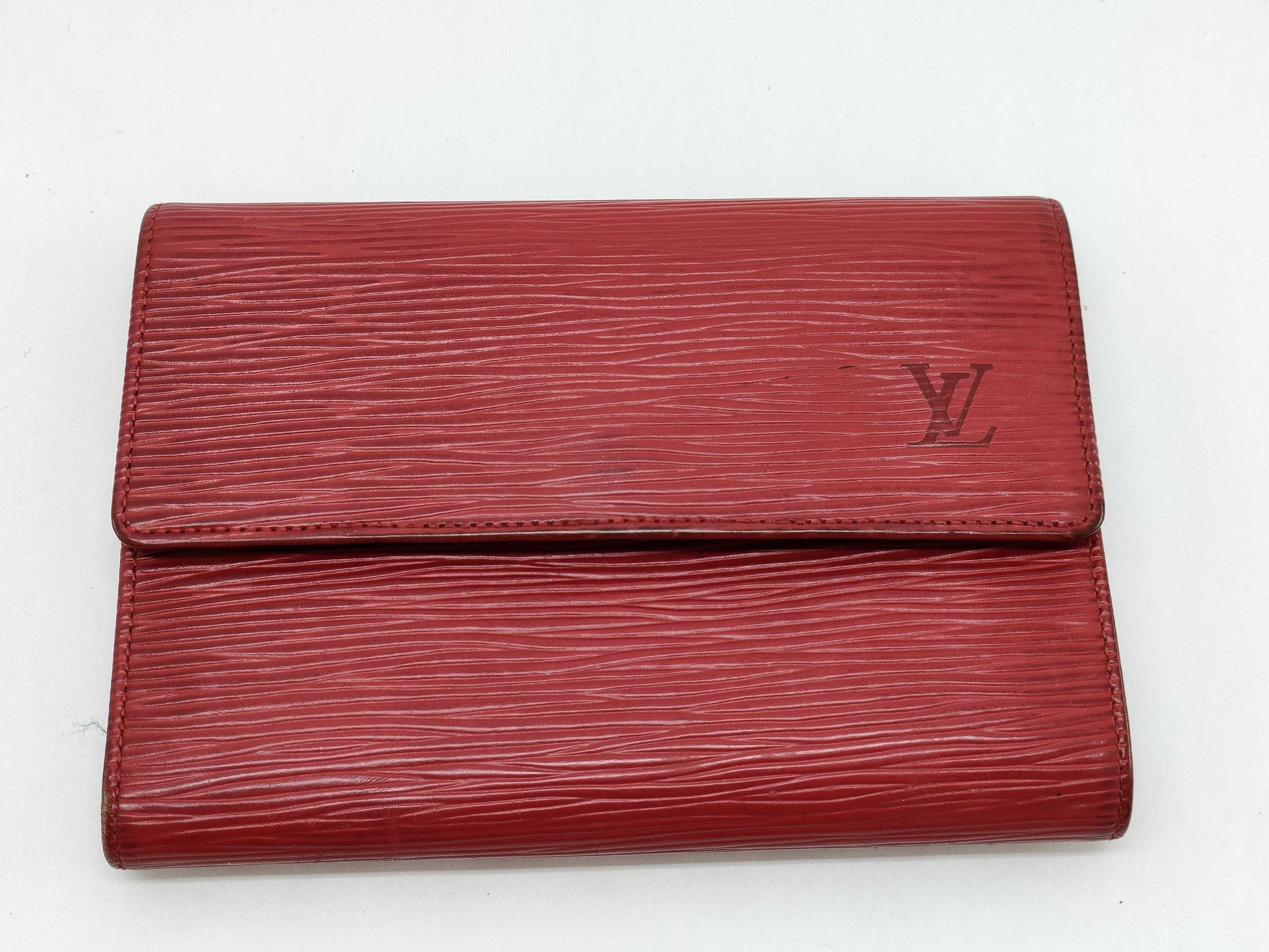 LOUIS VUITTON Epi Louis Vuitton Wallet Epi Tri-fold Wallet