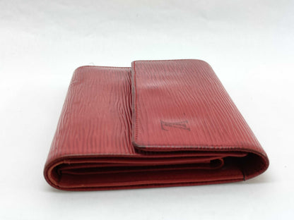 LOUIS VUITTON Epi Louis Vuitton Wallet Epi Tri-fold Wallet