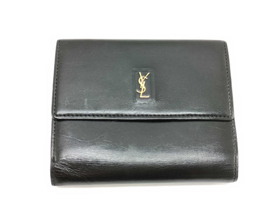 Yves Saint Laurent YSL Bifold Wallet Black Wallet