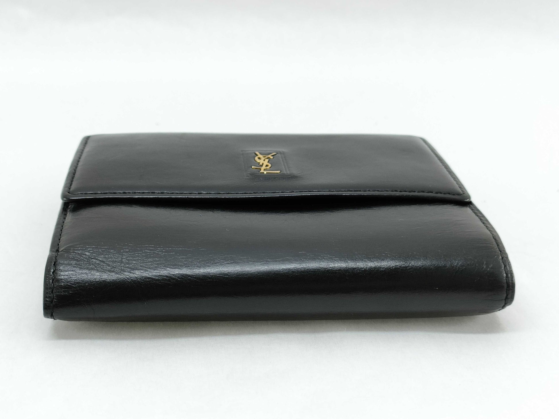 Yves Saint Laurent YSL Bifold Wallet Black Wallet