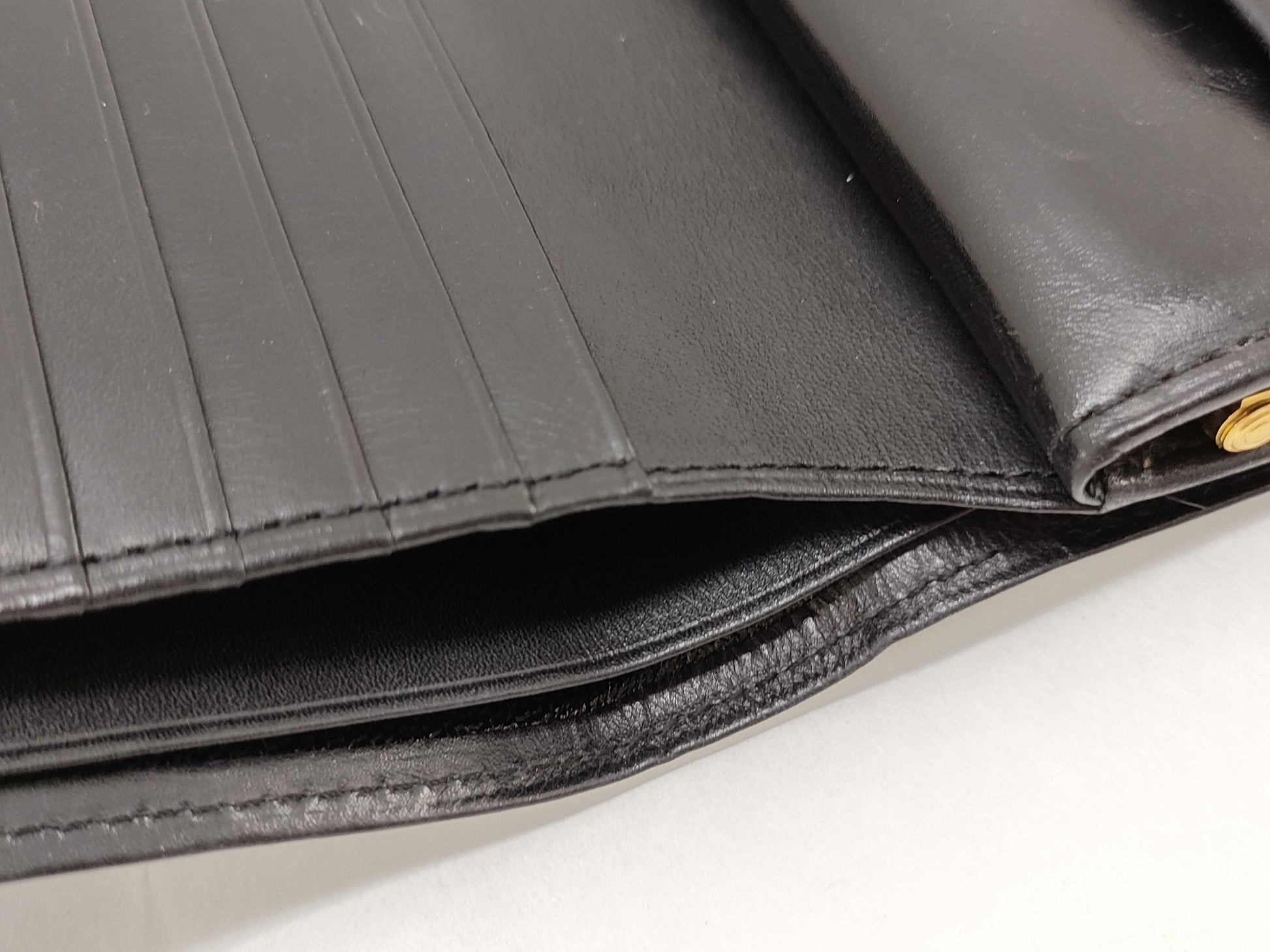 Yves Saint Laurent YSL Bifold Wallet Black Wallet