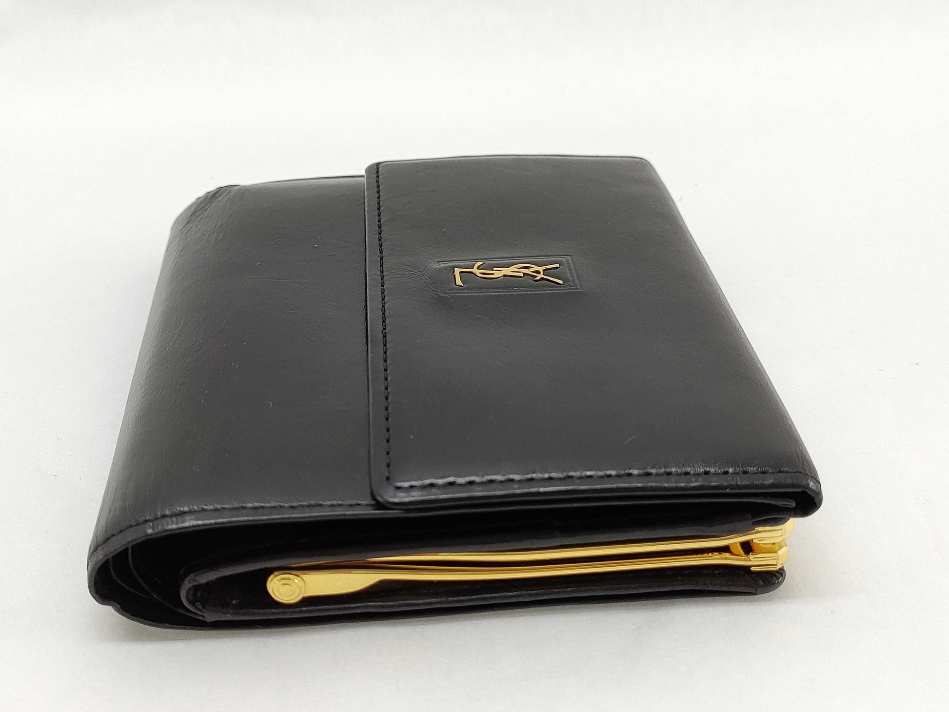 Yves Saint Laurent YSL Bifold Wallet Black Wallet