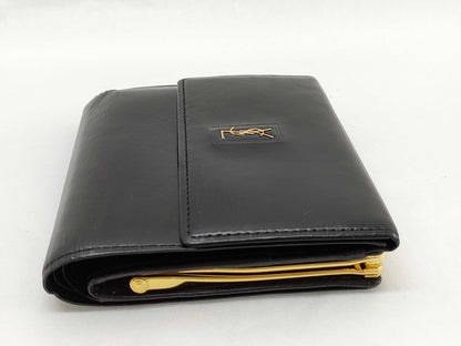 Yves Saint Laurent YSL Bifold Wallet Black Wallet
